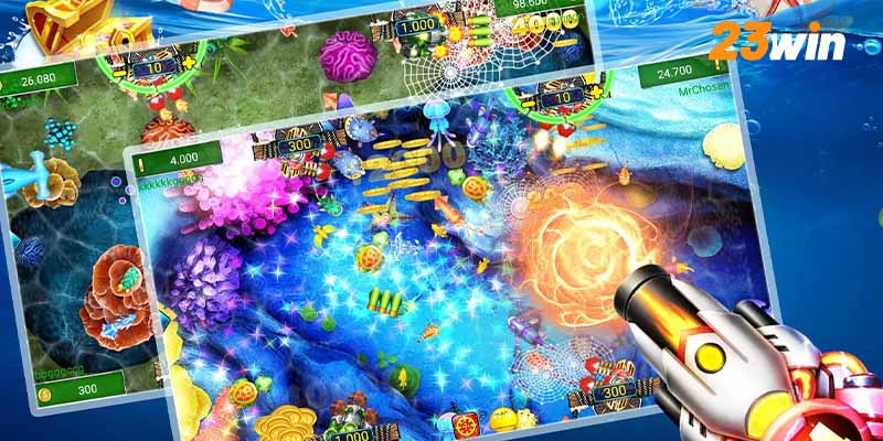 Có nhiều thể loại game bắn cá 23win thịnh hành